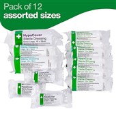 HypaCover Sterile Dressings - Assorted Sizes (Pack of 12)