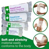 HypaCover Sterile Dressings - Assorted Sizes (Pack of 12)