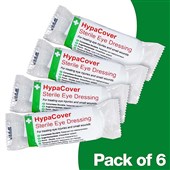 HypaCover Sterile Eye Pad Dressing with Bandage (Pack of 6)