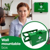 Deluxe BS8599-1 Workplace First Aid Kit with Wall Mounted Bracket