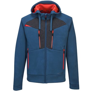 Portwest DX472 Metro Blue DX4 Zipped Hoodie 330g