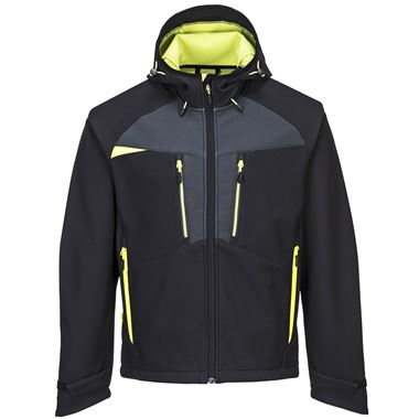 Portwest DX474 Black DX4 Fleece Lined Softshell Jacket (3L)