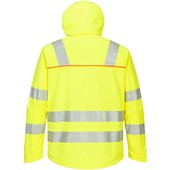 Portwest DX475 DX4 Yellow/Black Mesh Lined Hi Vis Softshell (3L)