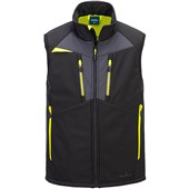 Portwest DX476 DX4 Black Mesh Lined Softshell Gilet (3L)