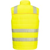 Portwest DX479 DX4 Yellow Mesh Lined Padded Hi Vis Softshell Bodywarmer