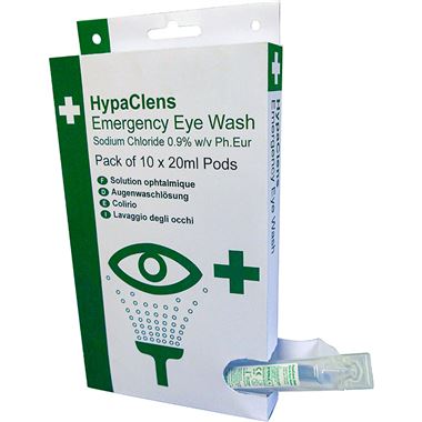 Value Eye Wash Pod Dispenser (10 x 20ml Pods)