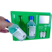 Eye Wash Station (2 x 500ml Eye Wash & 2 x Eye Pads)