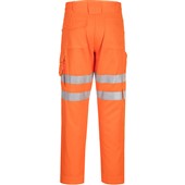 Portwest Planet EC40 Orange Eco Friendly Polycotton Hi Vis Trouser 