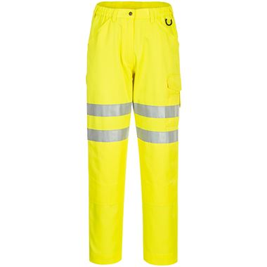 Portwest Planet EC40 Yellow Eco Friendly Polycotton Hi Vis Trouser 