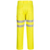 Portwest Planet EC40 Yellow Eco Friendly Polycotton Hi Vis Trouser 