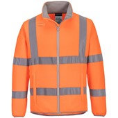 Portwest Planet EC70 Orange Eco Friendly Hi Vis Fleece Jacket 