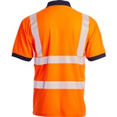 Blackrock Rail Orange GRS Sustainable Eco Hi Vis Polo Shirt
