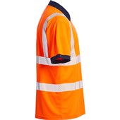 Blackrock Rail Orange GRS Sustainable Eco Hi Vis Polo Shirt