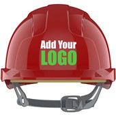 JSP EVOLite Custom Printed Safety Helmet - Vented Slip Ratchet Mid Peak