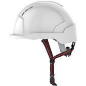 JSP EVOLite Skyworker Custom Printed Industrial Working At Height Safety Helmet - Vented Wheel Ratchet Micro Peak