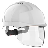 JSP EVO VISTAshield Safety Helmet with Integrated Faceshield - Vented - Wheel Ratchet