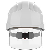 JSP EVO VISTAshield Safety Helmet with Integrated Faceshield - Vented - Wheel Ratchet