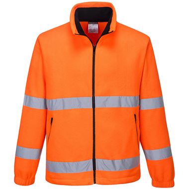 Portwest F250 Orange Unlined Essential Hi Vis Fleece