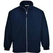 Portwest F285 Navy Lined Full Zip Windproof Fleece Jacket 280g