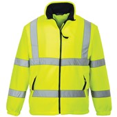 Portwest F300 Yellow Mesh Lined Hi Vis Fleece