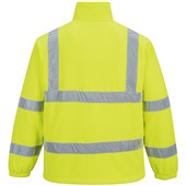 Portwest F300 Yellow Mesh Lined Hi Vis Fleece