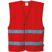 Portwest F474 Red Hi Vis Vest