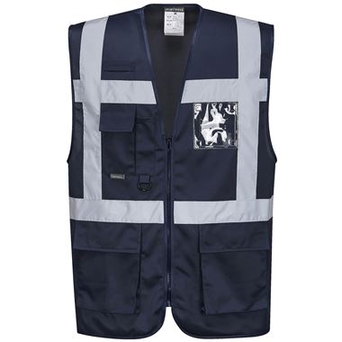 Portwest F476 Navy Executive Hi Vis Vest