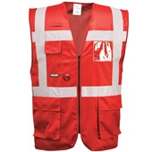 Portwest F476 Red Executive Hi Vis Vest