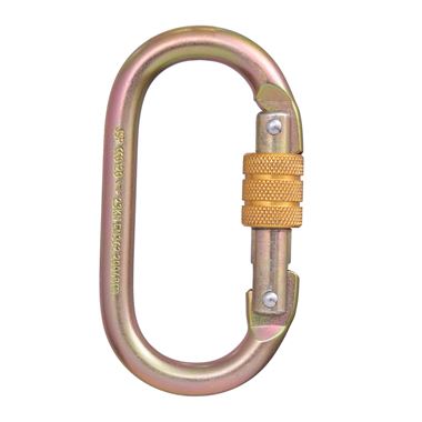 JSP FAR0902 Steel Screw Gate Karabiner