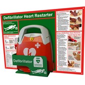 Wall Mounted Defibrillator Station with FRED PA-1 Automatic AED