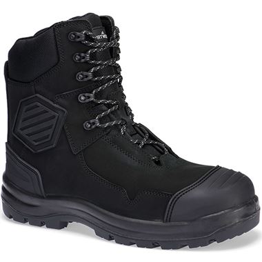 Portwest FD22 Metal Free Composite Side Zip Water Resistant Shin Height Safety Boot S3S HRO FO SC HI CI AN LG SR
