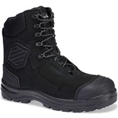 Portwest FD22 Metal Free Composite Side Zip Water Resistant Shin Height Safety Boot S3S HRO FO SC HI CI AN LG SR