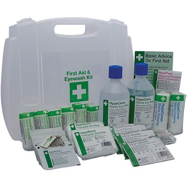 HSE First Aid & Eye Wash Kit (1-10 Person)