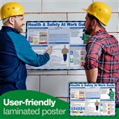 Health & Safety at Work Guide Poster - Laminated A2