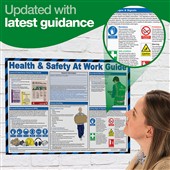 Health & Safety at Work Guide Poster - Laminated A2