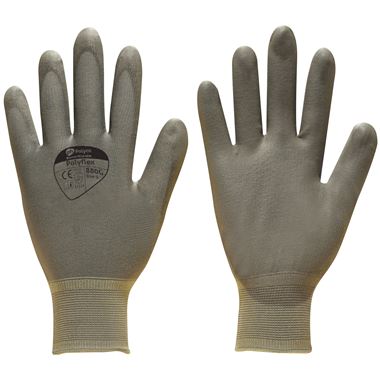 Polyco Polyflex Grey Grip Gloves 880G - Medium (8)