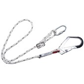 Portwest FP22 Adjustable Restraint Lanyard with Scaffold Hook - Adjust 1.2m to 2m Length