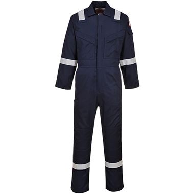 Portwest FR21 Bizflame Plus Flame Resistant Anti Static Super Lightweight Coverall 210g