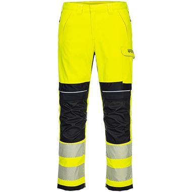 Portwest FR406 PW3 Yellow Modaflame Inherent Flame Resistant Anti Static Work Trousers