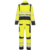 Portwest FR507 Modaflame PW3 Hivis Flame Resistant Anti Static Arc Yellow Hi Vis Overalls