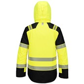 Portwest Modaflame PW3 FR606 Yellow Inherent Flame Retardant Anti Static Arc Flash Multi-Norm Waterproof Padded Hi Vis Winter Jacket