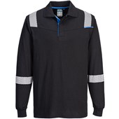 Portwest WX3 Modaflame Knit FR711 Inherent Flame Retardant Anti Static Arc Flash Long Sleeve Polo Shirt