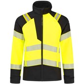 Portwest Modaflame PW3 FR718 Yellow Inherent Flame Retardant Anti Static Arc Flash Multi-Norm Hi Vis Softshell Jacket (3L)