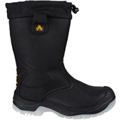 Amblers FS209 Water Resistant Fur Lined Safety Rigger Boot with Adjustable Cord-Lock S3 SRC