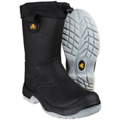 Amblers FS209 Water Resistant Fur Lined Safety Rigger Boot with Adjustable Cord-Lock S3 SRC