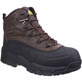 Amblers FS430 Orca Hybrid Waterproof Safety Boot SBH P E A FO WRU SRC - Brown