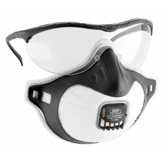 JSP FilterSpec FMP2 Safety Glasses & Respirator ASG124-121-100