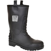 Portwest FW75 Steelite Waterproof Neptune Safety Rigger Boot S5 FO CI SR - Black