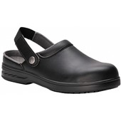 Portwest FW82 Steelite Safety Clog SB A E WRA FO SR - Black