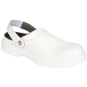 Portwest FW82 Steelite Safety Clog SB A E WRA FO SR - White